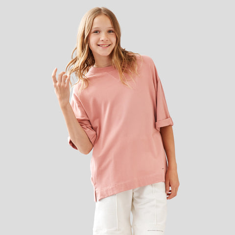 Midweight Cuffed Half Sleeve Tee