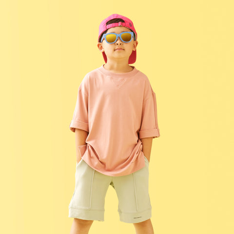 Midweight Cuffed Half Sleeve Tee